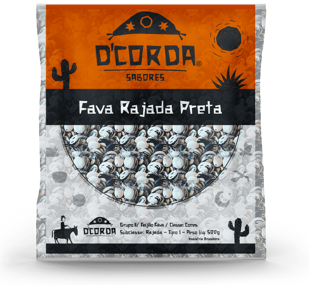 FAVA RAJADA PRETA