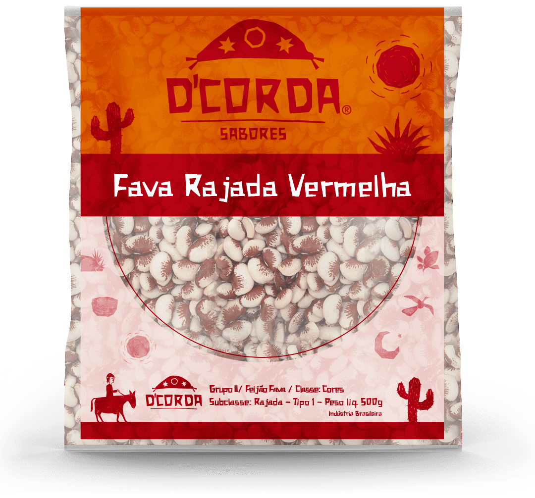 FAVA RAJADA VERMELHA